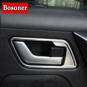 

2PCS for Land Rover Freelander 2 2007-2015 ABS Chrome Car Accessories Interior Inside Door Handle Frame Trim Decoration Covers