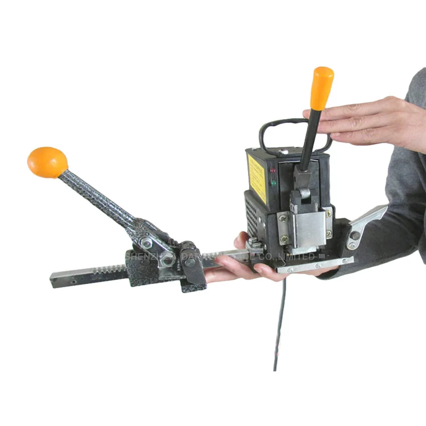  1pc Portable electricity hot melt baling press Manual packing machine Plastic tape wrapping machine