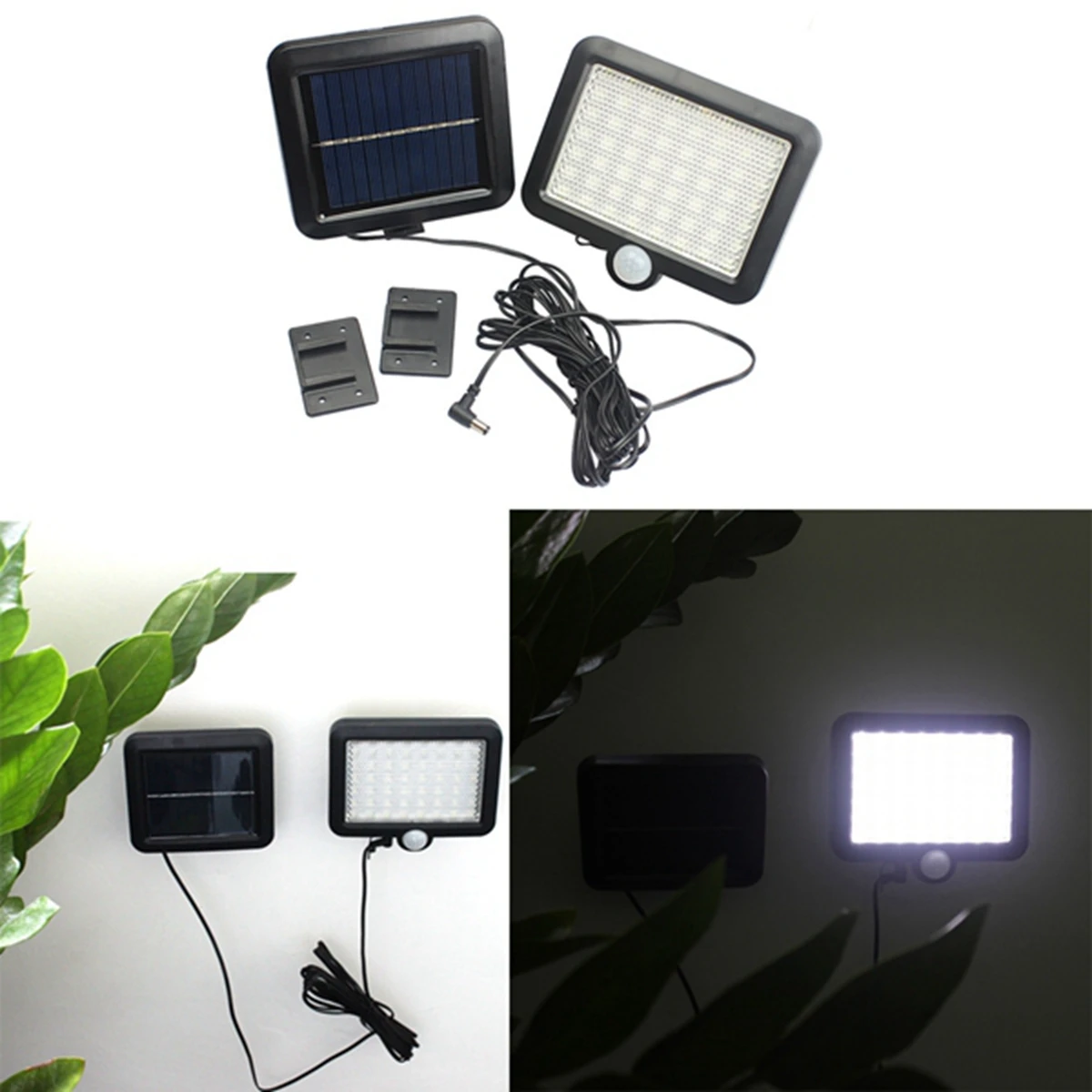 56 LED Solar Light Outdoor LED Solar Powered Garden Lights PIR Body Motion Sensor Solar Floodlights Spotlights Wall Lamp