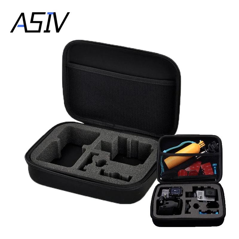Buy Cheap Asiv Protective Eva Hard Bag Box for Go Pro Hero 5 4 3 3+ 2 1 Sjcam SJ4000 Xiaomi Yi Action Camera Storage Gopro Case Accessory