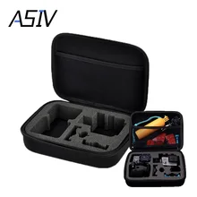 Asiv Protective Eva Hard Bag Box for Go Pro Hero 5 4 3 3+ 2 1 Sjcam SJ4000 Xiaomi Yi Action Camera Storage Gopro Case Accessory