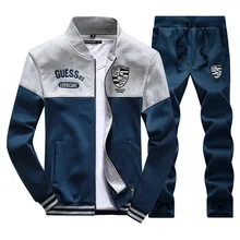 JR Brand New Men Sets Fashion Autumn Spring Sporting Suit Sweatshirt +Sweatpants Mens Clothing 2 Pieces Sets Slim Tracksuit JR Brand New Men Sets Fashion Autumn Spring Sporting Suit Sweatshirt +Sweatpants Mens Clothing 2 Pieces Sets Slim Tracksuit