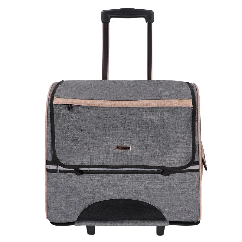 

3-in-1 Pet Carrier Travel Backpack trolley Pet Stroller for Dogs and Cats Easy Walk Travel Tote Airline Approved