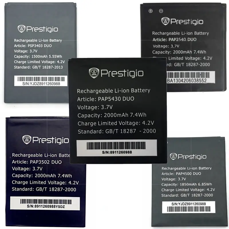 PSP3403 PAP3540 PAP4500 PAP3502 PAP5430 DUO батарея для Prestigio MultiPhone Wize L3 батареи мобильного телефона +