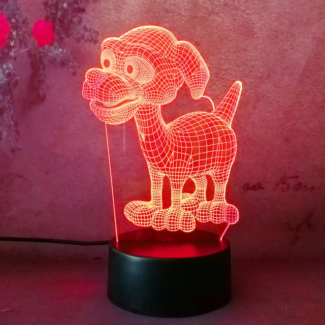 Cute Dog Doggy Puppy Patrol Led Lampara Rc Night Light Desk Table Cute Dog Doggy Puppy Patrol Led Lampara Rc Night Light Desk Table Bedroom Sleep