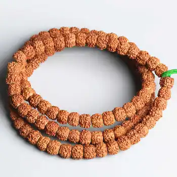 

BRO667 Nepal Rudraksha Bodhi Seeds Tiebtan Barrel Kingkong Bodhi Yoga Meditation Mala for Man Good Quality
