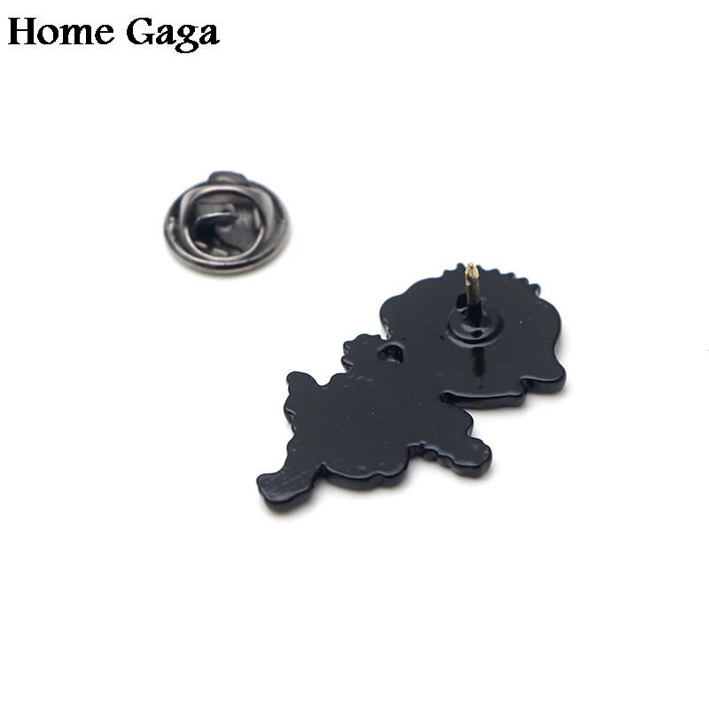 Homegaga цинк галстук мультфильм смешные булавки рюкзак одежда броши для мужчин и