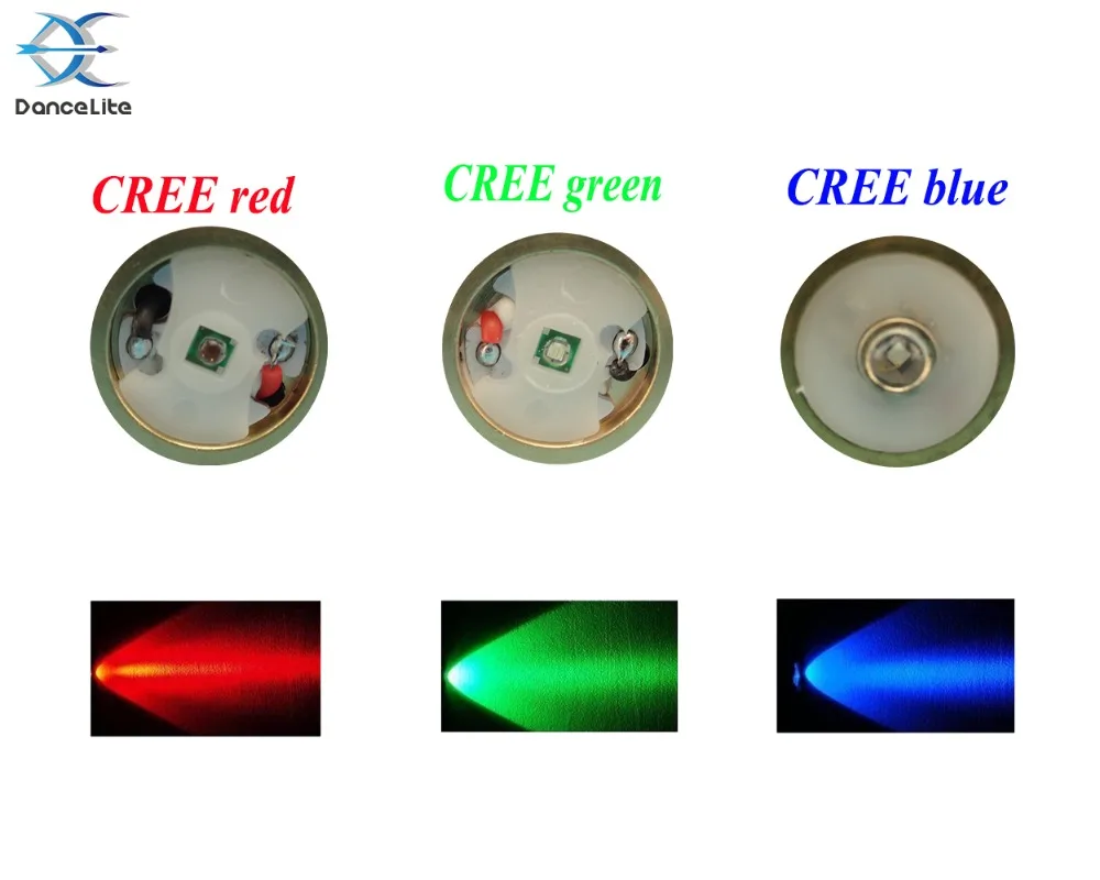 Обновленный DanceLite 802 XPE2 R5 Красный/зеленый/синий фонарь XRE Q5 белый световой факел 1 режим(вкл/выкл