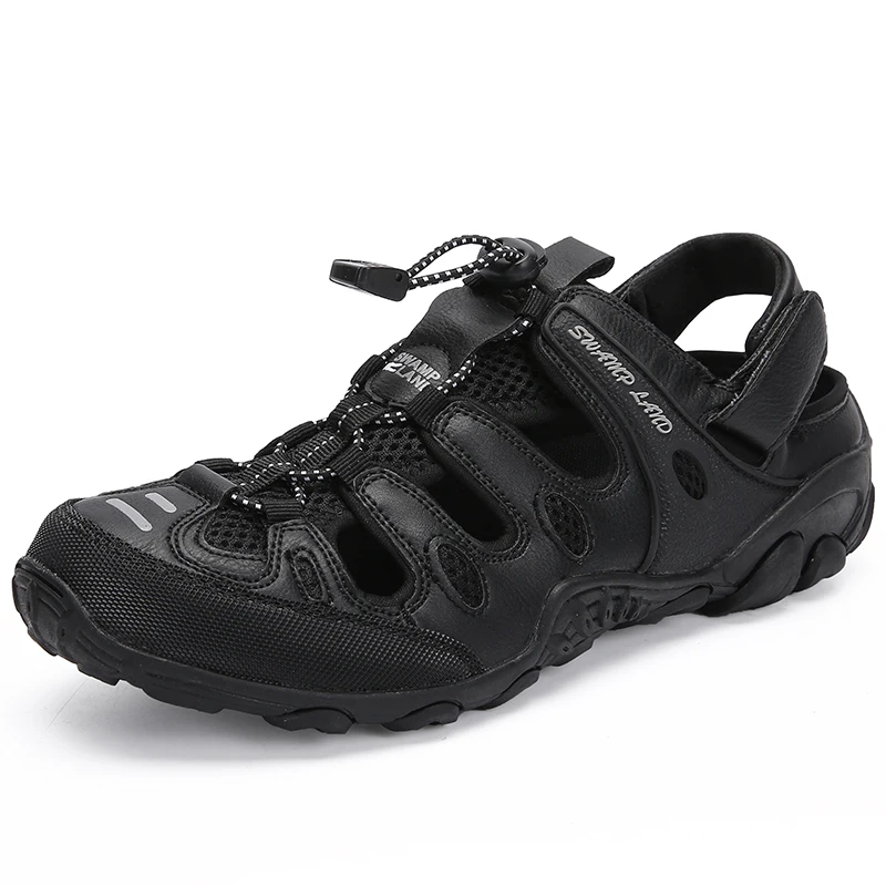 

Summer Shoes Men Breathable Beach Sandals Men River Sea Slippers Outdoor Sport Shoes Antiskid Water Shoes Flat Zapatos De Hombre