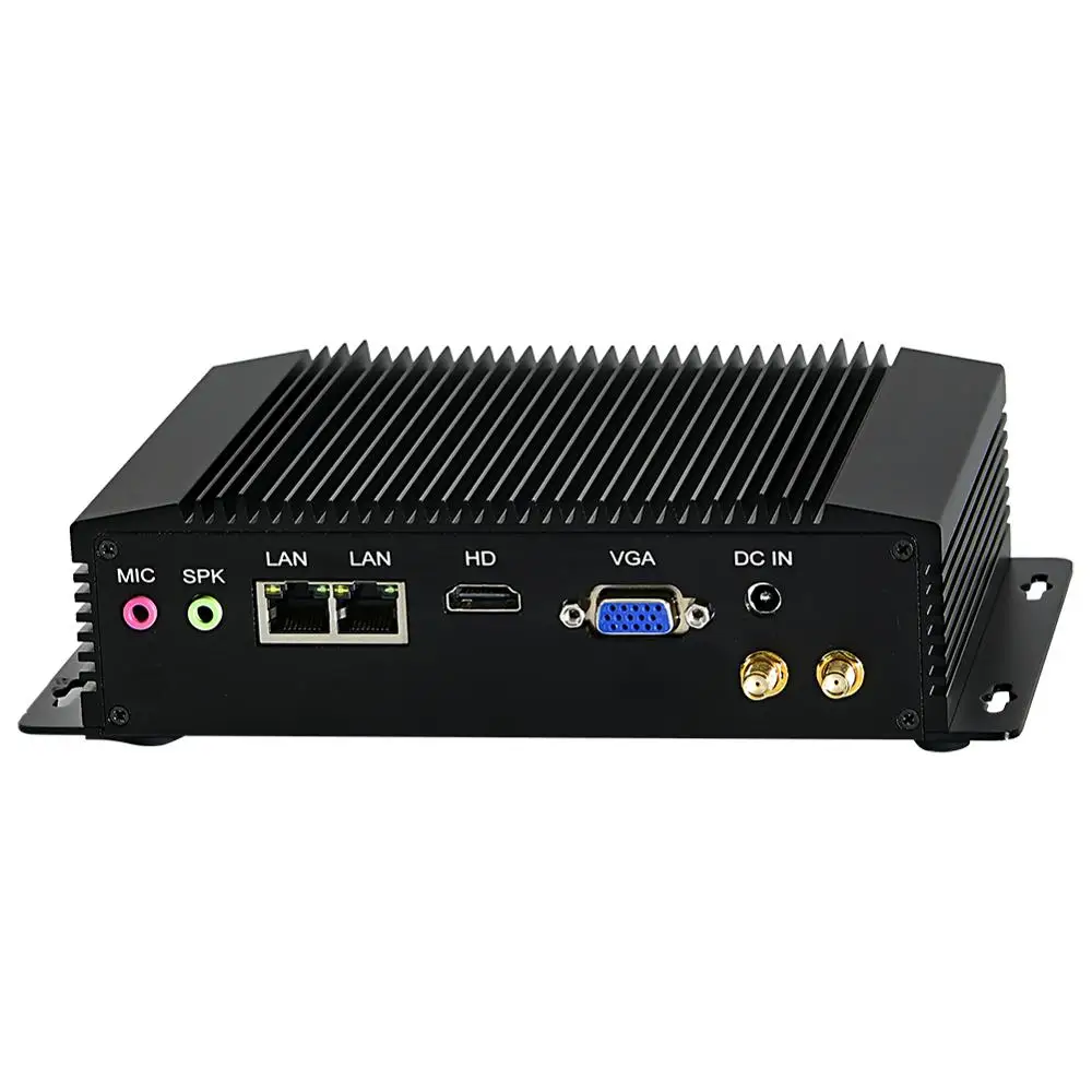 

Fanless Industrial PC,Mini Computers,IPC,Windows 10,Intel J1900,[HUNSN BM18L],(VGA/HDMI/2LAN/2RS232 RS422 RS485/2USB3.0/4USB2.0)