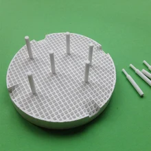 2 шт. или 4 шт. Стоматологическая лаборатория соты обжига лотки с циркониевые шпильки, пан стойки круг пластины Холдинг PFMs для спекания