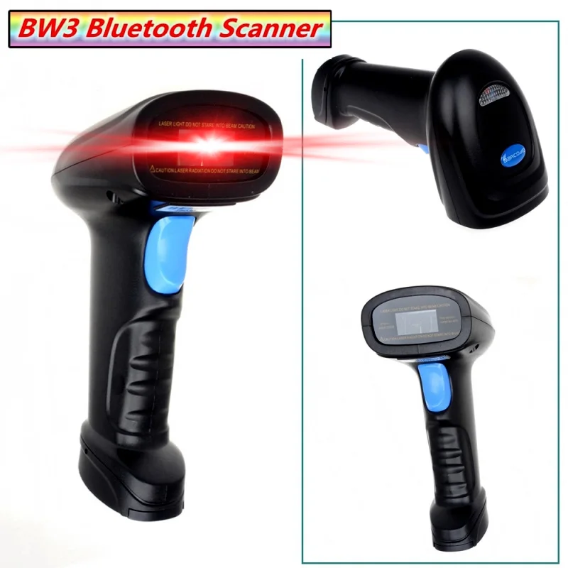 yk bw3 wireless bluetooth handheld barcode scanner ean upc usb laser