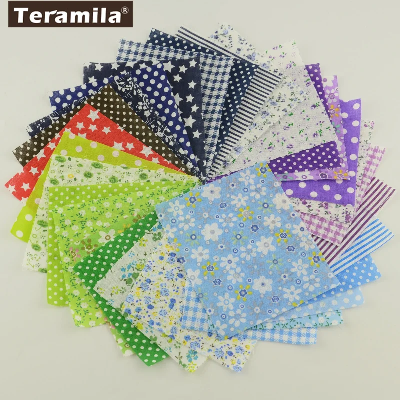 Cotton Fabric Charm Packs 50pieces 10cmx12cm Fabric Stash Patchwork Fabric Quilting Tilda No Repeat Design Tissue Fat Quarter