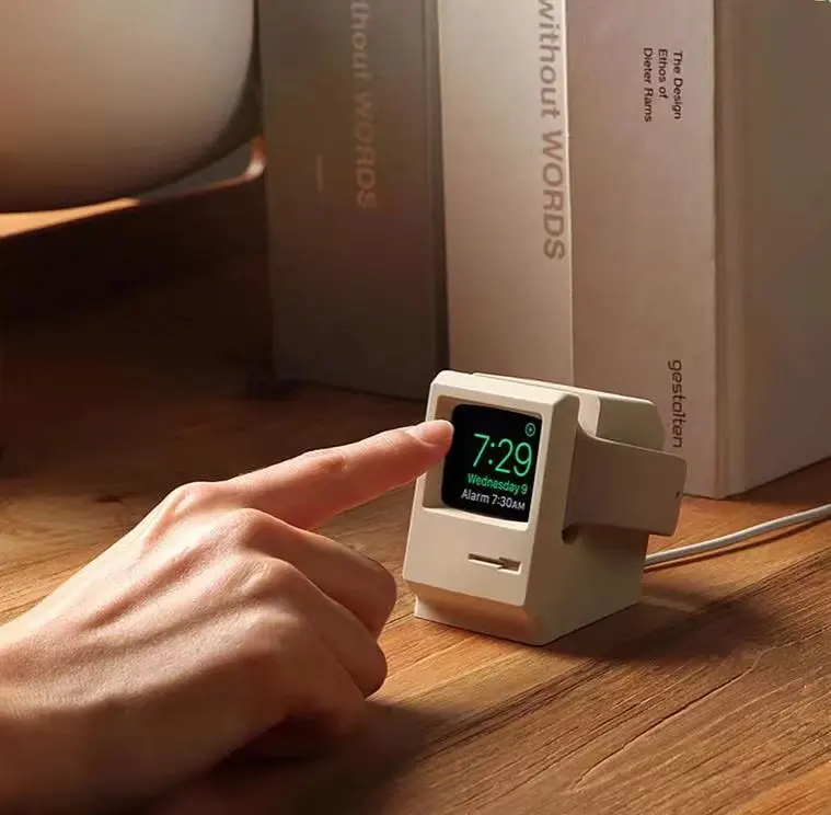 Зарядное устройство Подставка для Apple Watch 1 2 3 4 держатель часов Силиконовые контейнеры изменить на часы Macbook