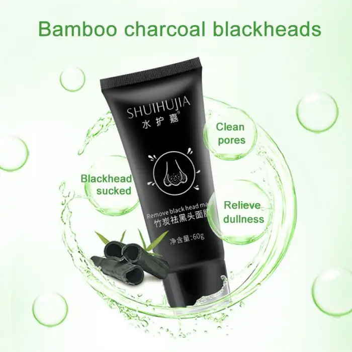 Бамбуковый Уголь черная грязевая маска blackhead для удаления прыщей крем для лица Лечение глубокое очищение грязевая HJL2018