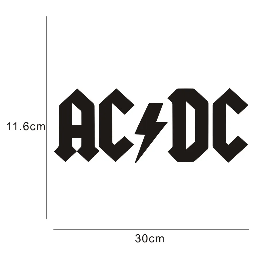 Смешная ACDC Автомобильная наклейка и Наклейка 3D Автомобильная мультяшная виниловая наклейка светоотражающая Автомобильная наклейка аксессуары для стайлинга автомобиля Наклейка s