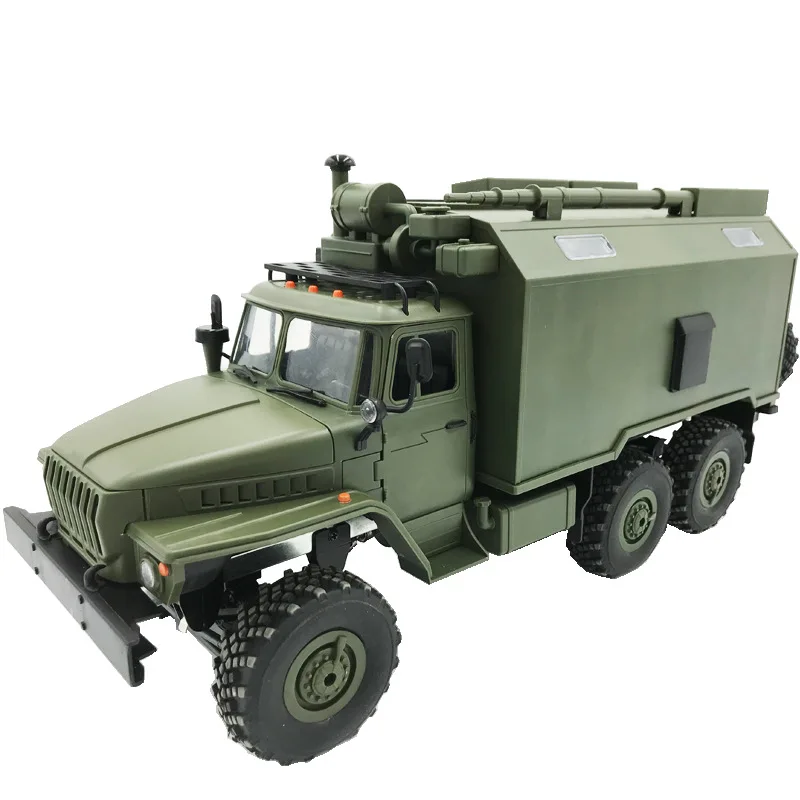 1/16 WPL B36 Урал 1/16 2,4G 6WD RC автомобиль военный грузовик Рок Гусеничный командный Коммуникационный автомобиль RTR игрушка авто армейские грузовики