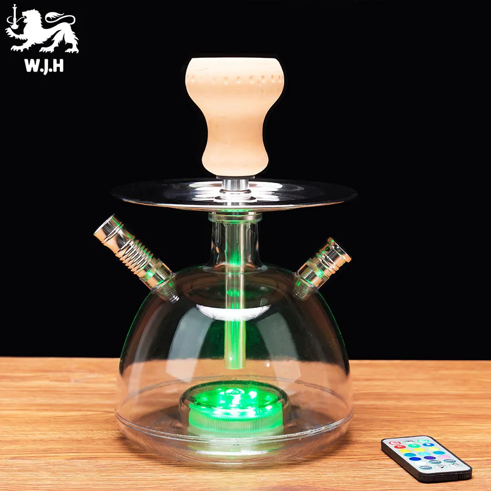 

Huge Vapor Shisha Vaporizer Chicha Narguiles Smoking Water Pipes Electronico LED Light
