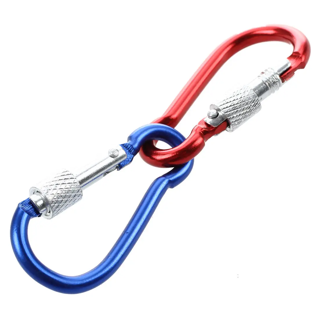 

10Pcs Assorted Color Aluminum Alloy Carabiner Clip Hook Bottle Holders