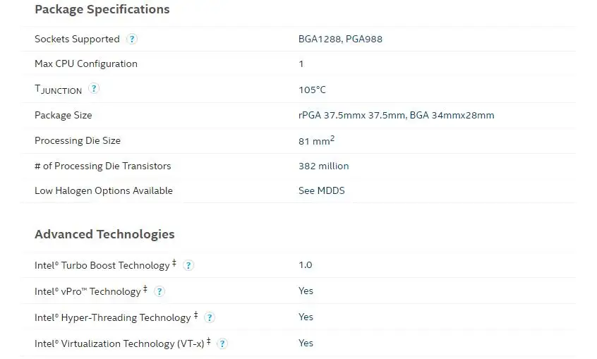 lntel Core i5 560M 2,66 GHz i5-560M двухъядерный процессор PGA988 SLBTS мобильный процессор ноутбук процессор