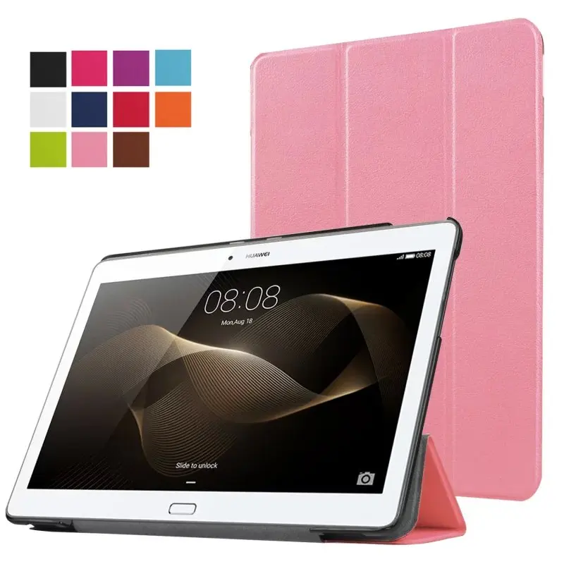 

KST Magnet Flip Cover leather case For Huawei MediaPad M2 10.1 M2-A01W M2-A01L M2 10.0 10.1" Tablet Case Protective shell skin