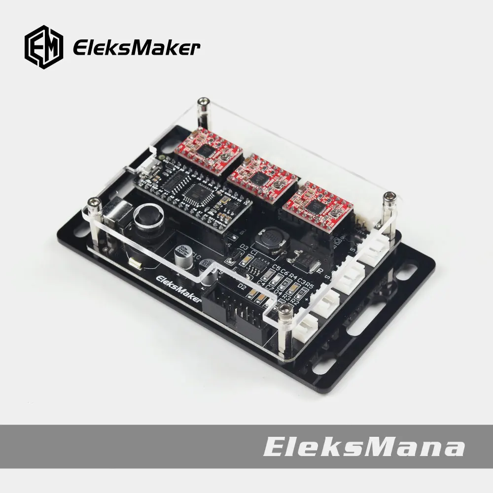 EleksMaker Mana 3 оси шаговый двигатель драйвер плата контроллера для DIY лазерный гравер