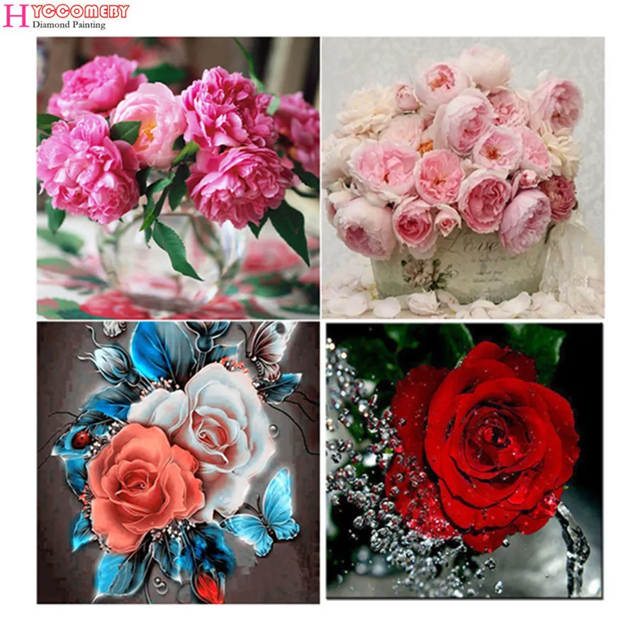 

Patterns Rhinestones Lilac flowers 3d Diy Diamond Painting Mazayka Diamond Embroidery 3D full round mosaic Pictures new hobby