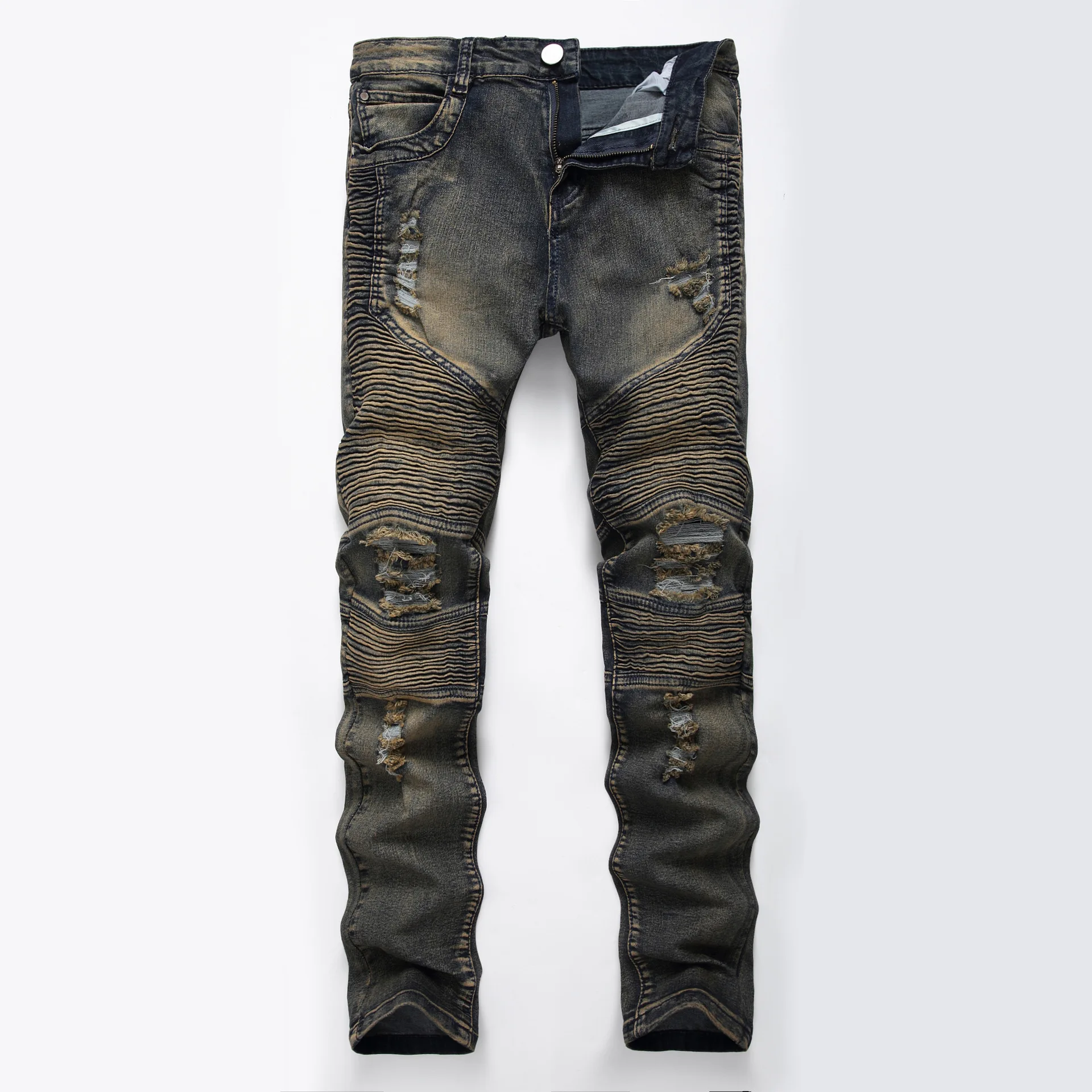 mens black ripped levi jeans