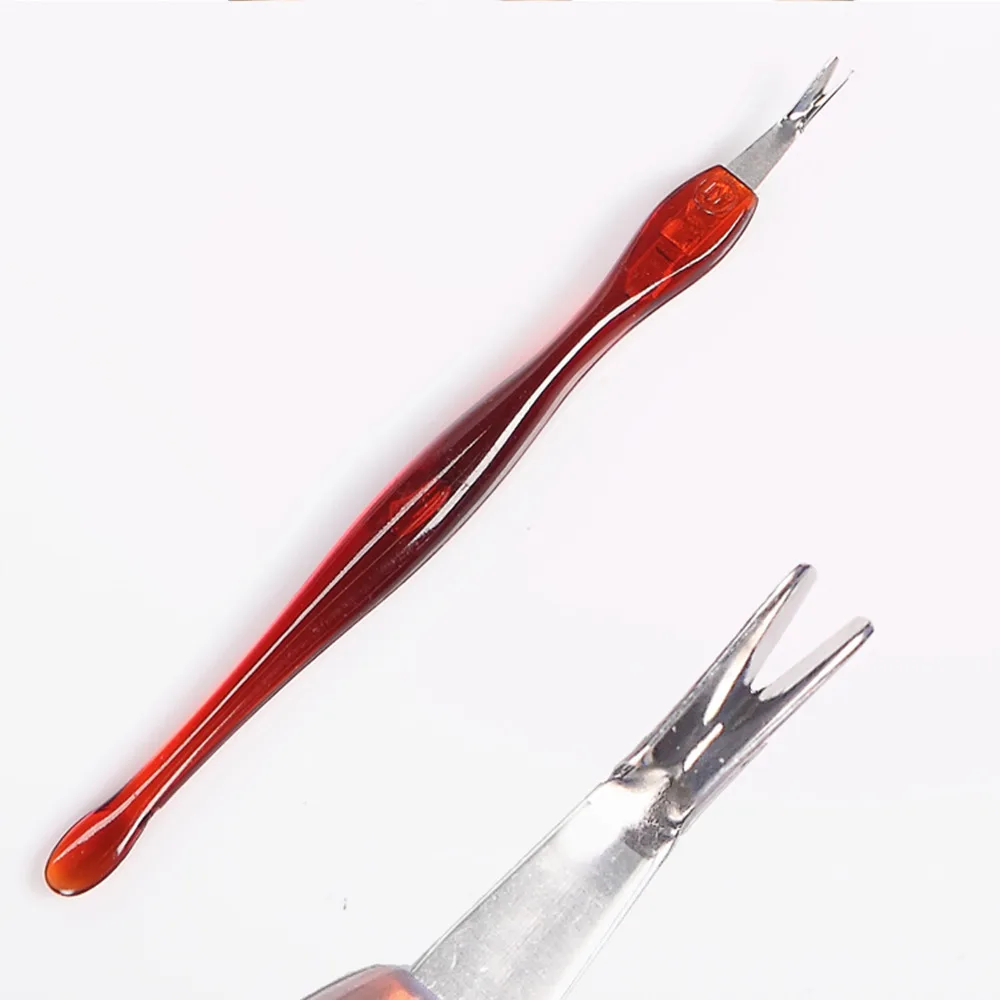 High Quality Nail Art Tools Manicure Cuticle Pusher Nail Fork Cosmetic
