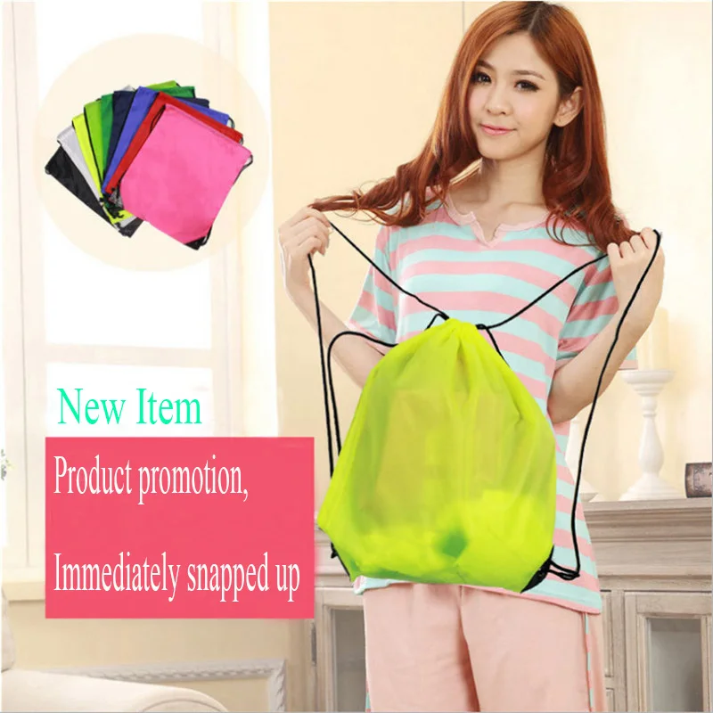 

35 x 40 cm Oxford cloth pockets polyester band pockets 210D oxford backpack bag drawstring backpack