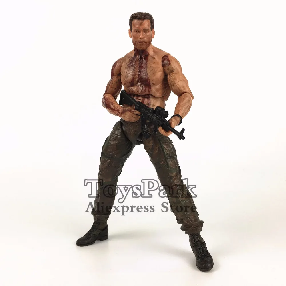 

Predator DVJ 7" DUTCH Action Figure From NECA VS Jungle Hunter The Final Battle Collectible Loose No Retail Box