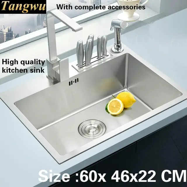 Tangwu Handmade High End Kitchen Sink 4 Mm Thick Food Grade 304 Tangwu Handmade High End Kitchen Sink 4 Mm Thick Food Grade 304 Stainless Steel