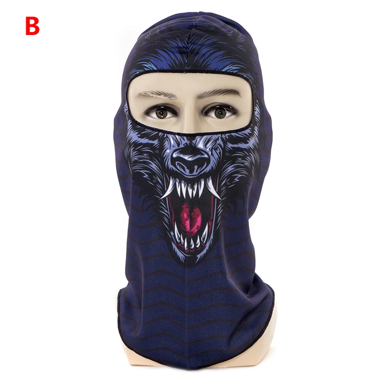 1 шт., 3D креативная маска для спорта на открытом воздухе, анти-УФ, шарф для езды на велосипеде, шарфы, дышащая повязка на голову, защитная маска для всего лица - Цвет: 2