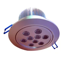 9*1 Вт RGB LED-светильник; DC12V вход; с 4 провода драйвер pwm внутри; Размеры: D138* 70 мм, отверстие: D80mm