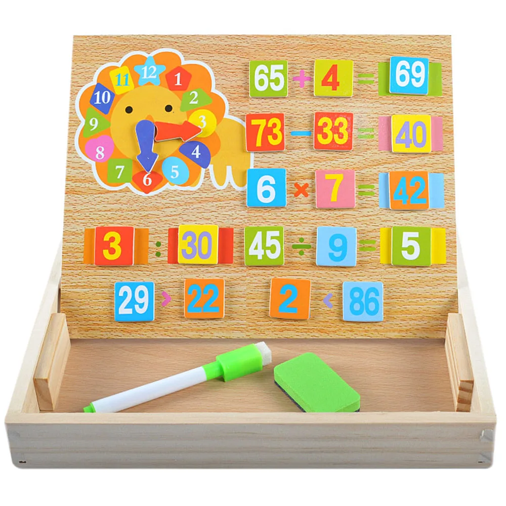 Wooden Counting Sticks Arithmetic Box Mathematics Learning Educational