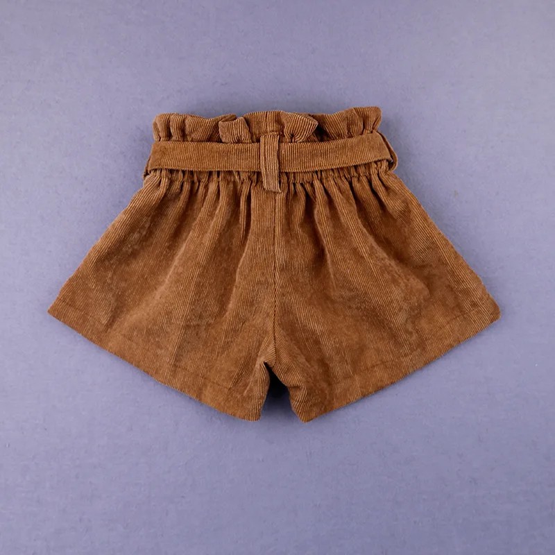 Babyinstar/ г. Новые брендовые летние шорты для маленьких девочек Однотонные штаны с эластичной резинкой на талии детская верхняя одежда для девочек, От 1 до 5 лет