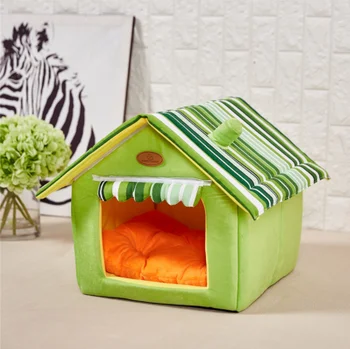 

Newest Small Soft Indoor Or Outdoor Pets Dog Cat Puppy Bed Warm Sofa Cage House Mat Nest