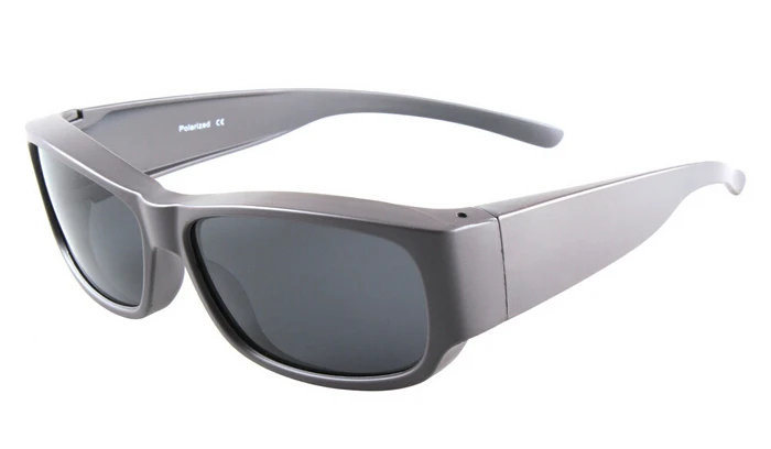 Современные велосипедные очки из поликарбоната для рыбалки, подходят для солнцезащитных очков, крышка для близорукости - Цвет: bright gray