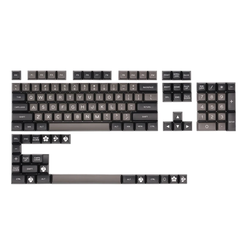 

MAXKEY DOLCH SA keycaps Double shot ABS material for cherry mx mechanical keyboard fit kbd75