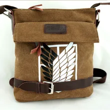 Attack on Titan Shingeki No Kyojin Survey Cops Canvas Shoulder Messenger Bag attack on titan no regrets 1