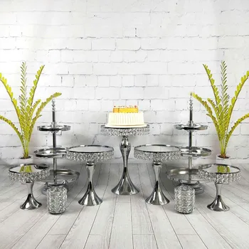 

7-10pcs/ set cake mold cupcake stand cake stand suit mirror cake tray