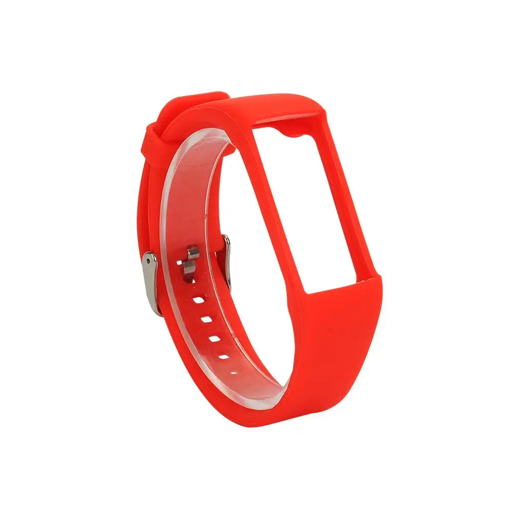 Универсальный силиконовый сменный ремешок для часов браслет для Полар-флиса A360 A730 gps Смарт часы умный Браслет - Цвет: Red