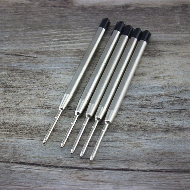 10pcs Universal Standard Metallic Ballpoint Pen Replacement Refill 0