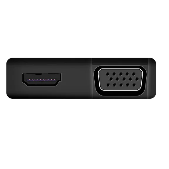 6 в 1 USB C концентратор к USB 3,0 HDMI 4K VGA для MacBook Pro Xiaomi Asus lenovo ноутбук huawei mate 10 20 mate book type C устройства C120