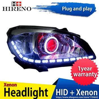

Car custom Modified Xenon Headlamp for Great Wall C30 2010-2014 Headlights Assembly Car styling Angel Lens HID 2pcs