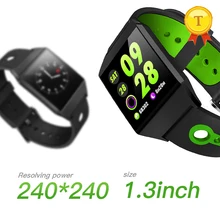 Умный Браслет пульсометр Монитор артериального давления цветной экран 240*240 1,3 дюймов smartband fao Android IOS телефоны