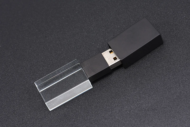 POWERONE "кристалл usb палочки 3d печать логотип на заказ 4GB 16GGB 32GB 64GB usb флэш-накопитель прозрачное стекло(более 10 шт бесплатный логотип