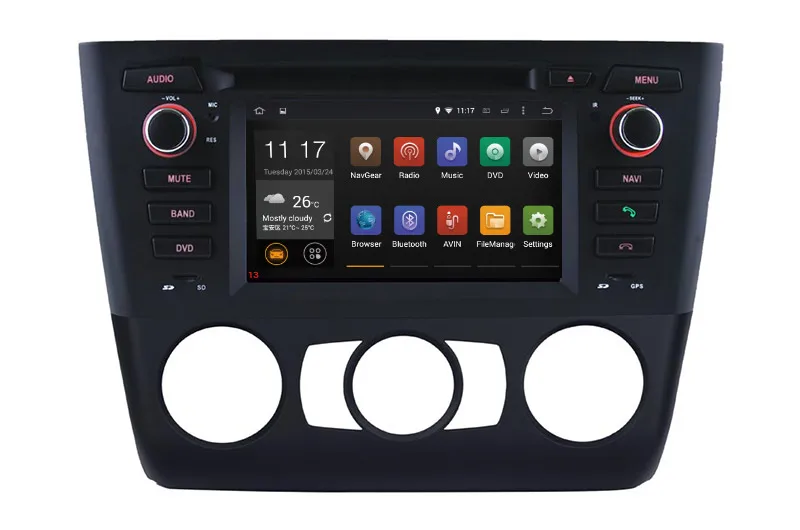 in car dvd player GPS Android 5.1 BMW 1 E81 E82 E87 E88 radio