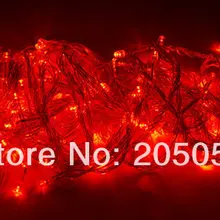 64FT 20 M 200 светодиодный гирлянда сказочные огни Рождественские Свадебные украшения 110 V US PLUG-красный