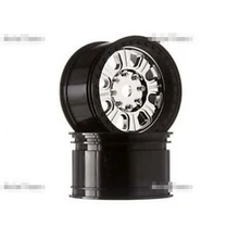 Осевой йети XL 3.8 RACELINE Монстр Колёса(хром/черный)(2 шт.) Аксиальный racing